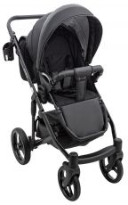 Дитячий візочок 2 в 1 Bair City Soft 455 чорний